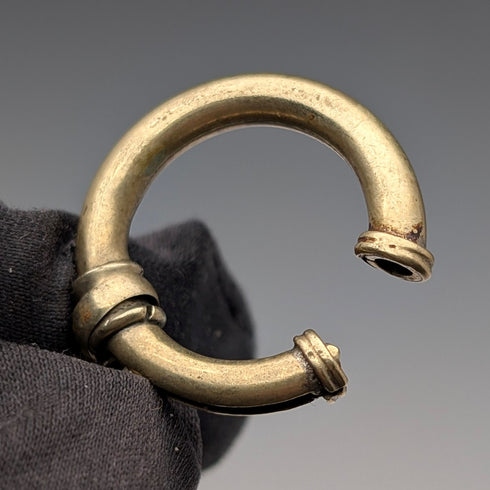 復古鍍銀龍蝦扣花式鍊環懷錶鍊