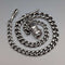 Circa 1900 English Antique Sterling Silver Albert Chain 62g Mr. Punch Charm Fob