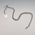 1889 British Antique Sterling Silver Albert Chain 50g Sterling Silver Medal Fob