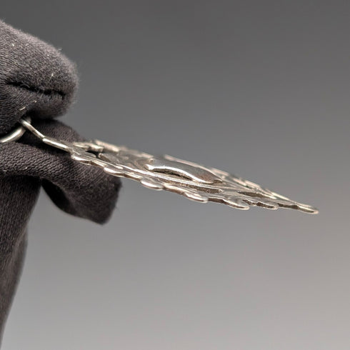 1889年 英國古董 純銀懷錶鍊 50克 純銀徽章吊墜