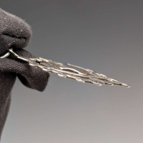 1889 British Antique Sterling Silver Albert Chain 50g Sterling Silver Medal Fob