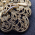 German Vintage Sterling Silver Gilt Filigree Pendant with New Chain