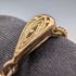 German Vintage Sterling Silver Gilt Filigree Pendant with New Chain