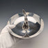 US Vintage Silverplate Rabbit Sculpture Accessory Tray Reed & Barton