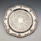 United Kingdom Vintage Silver Plate Footed Salver, 30cm Diameter