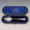 1905 British Antique Sterling Silver Christening Spoon 37g Atkin Brothers Cased