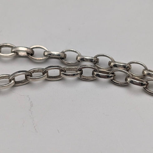 英國古董 純銀製 麥金塔玫瑰 水滴項鍊 附首飾盒