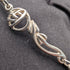 British Vintage Solid Silver Mackintosh Rose Bracelet with Case