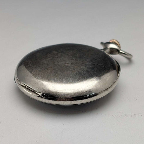Circa 1920 Antique Omega Pocket Watch, Alloy Case, Open Face, Good Working Condition