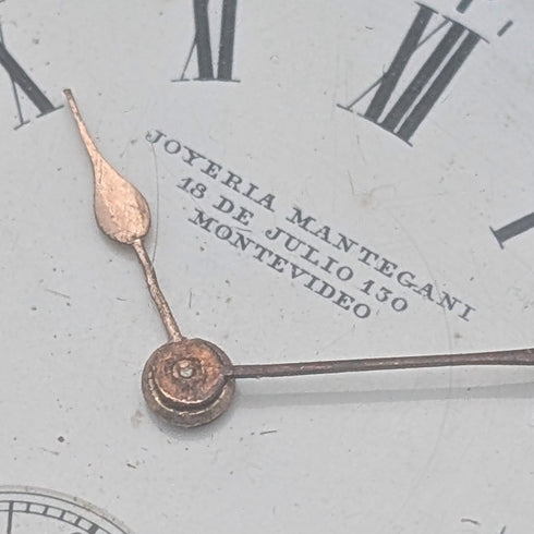 1912年頃 アンティーク ロンジン 懐中時計 アール・ヌーヴォー彫刻 銀側ハンターケース 動作良好