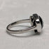 Vintage Checkerboard Cut Onyx Sterling Silver Ring (JP size 19)