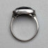 Vintage Checkerboard Cut Onyx Sterling Silver Ring (JP size 19)