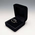 Vintage Checkerboard Cut Onyx Sterling Silver Ring (JP size 19)