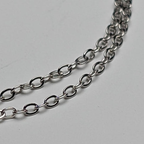 復古紫色寶石純銀底座吊墜附純銀鍊