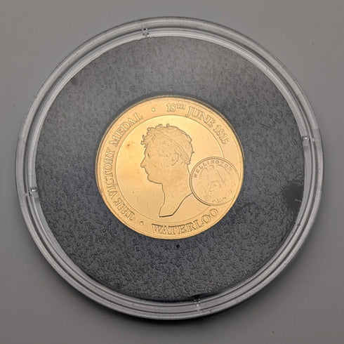 「滑鐵盧戰役」勝利200週年紀念金幣、銀幣與復刻獎章3種套裝