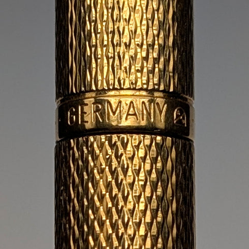 復古登喜路鍍金原子筆