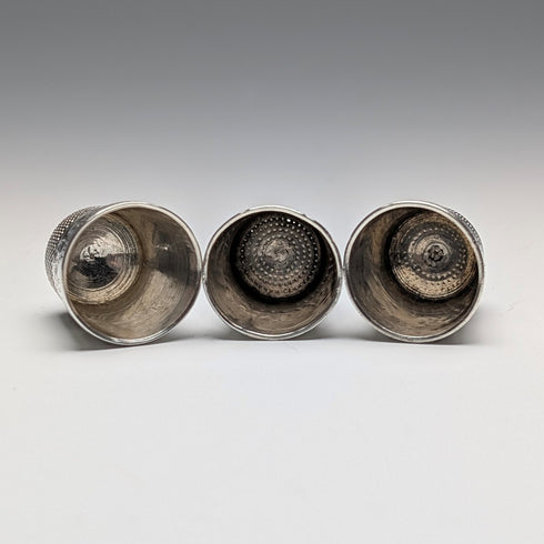 英國復古純銀頂針 3件套裝