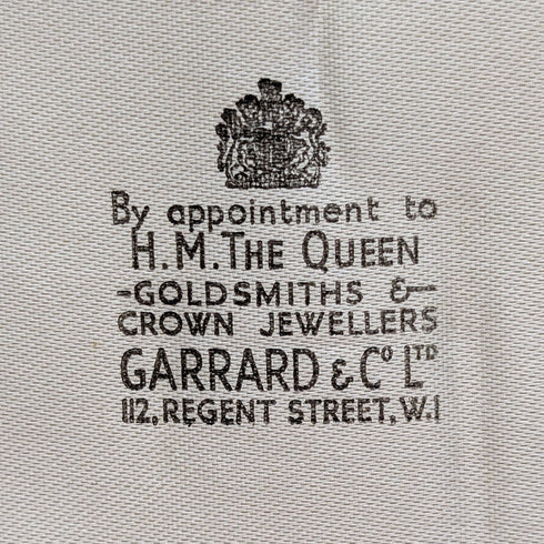 1967年 英國復古純銀濃縮咖啡勺6件組 共69克 Garrard&Co 附盒