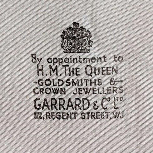 1967年 英國復古純銀濃縮咖啡勺6件組 共69克 Garrard&Co 附盒