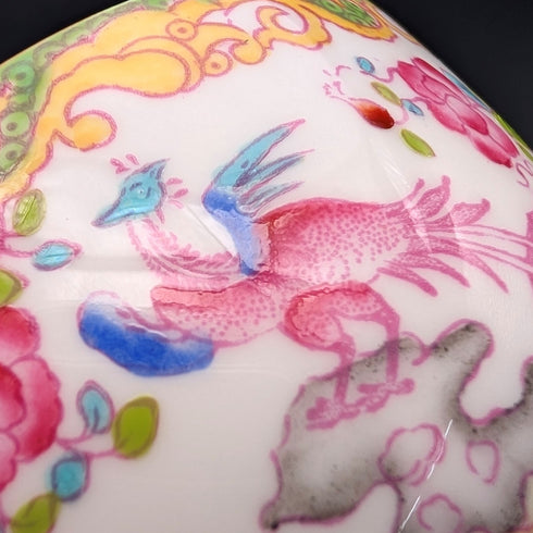 英国ヴィンテージ ミントン グリーンコカトリス ティーカップトリオ