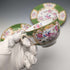 English Vintage Minton Green Cockatrice Tea Cup Trio