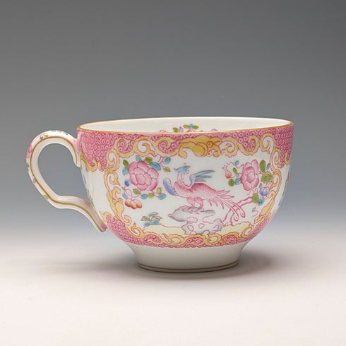 英国ヴィンテージ ミントン ピンクコカトリス ティーカップトリオ