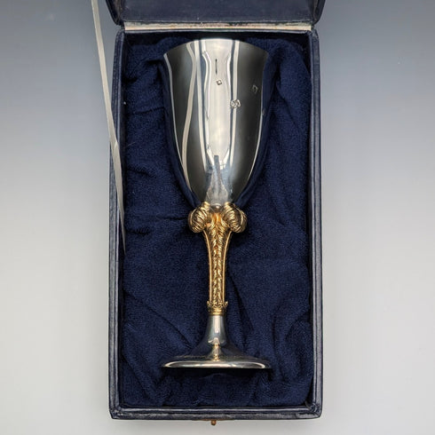 1981年 英國皇室婚禮紀念 純銀高腳杯 207克 St James House Company