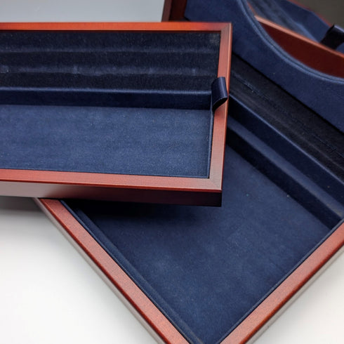 英國純銀維多利亞裝飾木製珠寶盒 Carr's of Sheffield