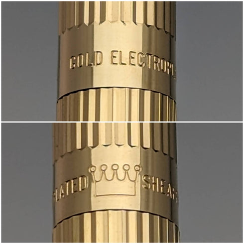 美國復古 Sheaffer Targa 自動鉛筆鍍金盒