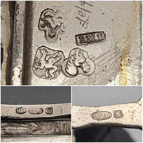 1907年 英国アンティーク 純銀製 馬車ミニチュア 72g Boaz Moses Lendeck