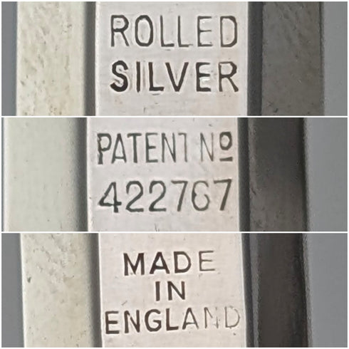 英国ヴィンテージ ヤード・オ・レッド ロールドシルバー製 推進式ペンシル ヘキサゴン 紙箱入り