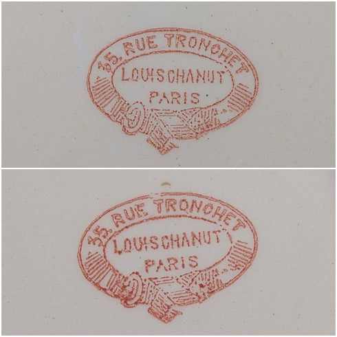 法式復古日式設計硬陶瓷湯盤一對 ②