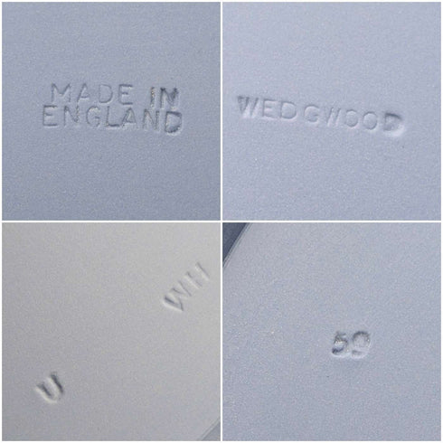 復古英國 Wedgwood Jasperware 淡藍色圓形糖果盒