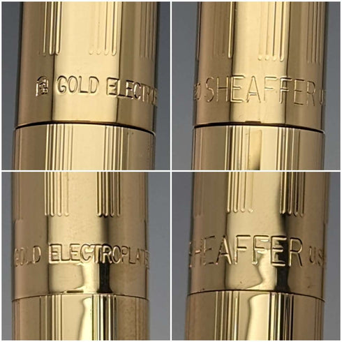 美國復古犀飛利鋼筆鍍金鋼筆和圓珠筆套裝帶盒