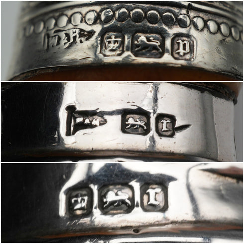 英国アンティーク 純銀装飾アントラーハンドル ルーペ 拡大鏡 Walker&Hall