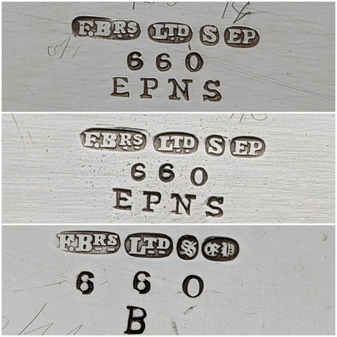 1905年頃 英国アンティーク シルバープレート製 ティーセット Fenton Brothers