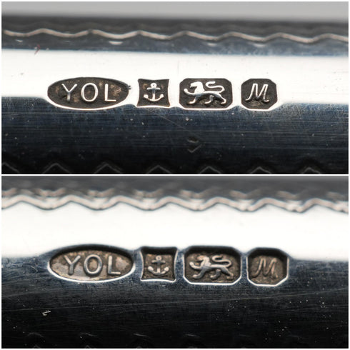 1986年 英國 Yard-O-Led 純銀製 原子筆與自動鉛筆(附筆盒)