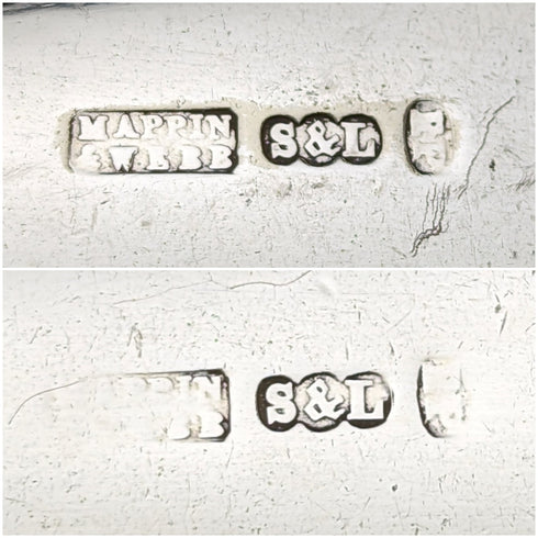 19世紀後半 英国アンティーク シルバープレート製 フィッシュサーバーセット Mappin&Webb