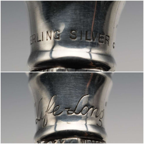 British vintage Lifelong sterling silver hexagonal small propelling pencil