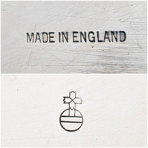 英國復古鍍銀圓腿薩爾瓦直徑36厘米