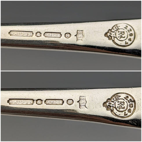 1885年頃 英国アンティーク シルバープレート製 フィッシュカトラリー6ペアセット Mappin and Webb