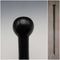 Vintage Black Shaft Rondel Handle Walking Stick Cane 83cm