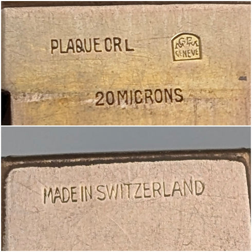 スイス ヴィンテージ ゴールドプレート製 パンサーリンク ブレスレット MGBM