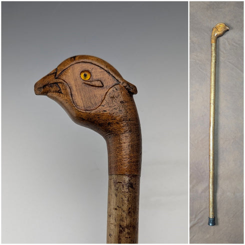 復古男士雉雞頭手杖 82 厘米