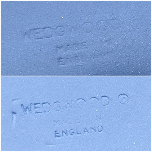 1977年 英国ウェッジウッド エリザベス女王ジュビリー キャンディーボックスペア ロイヤルブルー