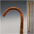 Vintage T-Shaft Dragon Decoration Bent Handle Walking Stick Cane 89cm