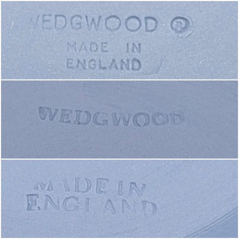 英国ヴィンテージ ウェッジウッド ジャスパーウェア製 ティーキャディーボックスペア