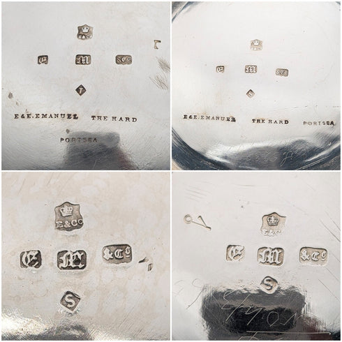 1857 British Antique Silver Plated Tea/Coffee Set, Elkington