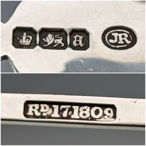 1893 年英國古董純銀糖鉗 29 克 John Round and Son