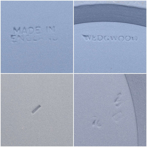 復古英國 Wedgwood Jasperware 淡藍色圓形糖果盒